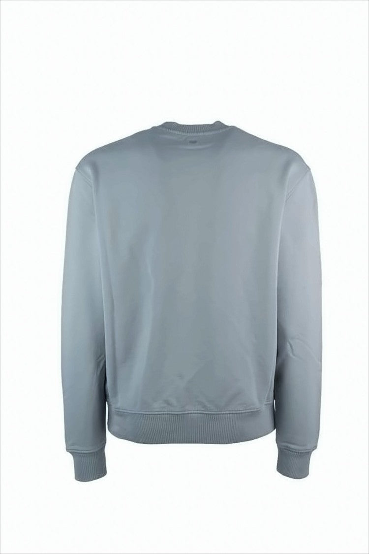 Ami Relaxed Fit Long-Sleeve Crewneck Sweatshirt With Embroidered Heart
