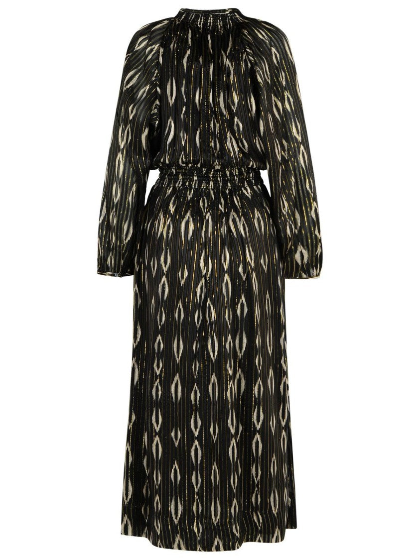 Isabel Marant Sana' Black Silk Dress