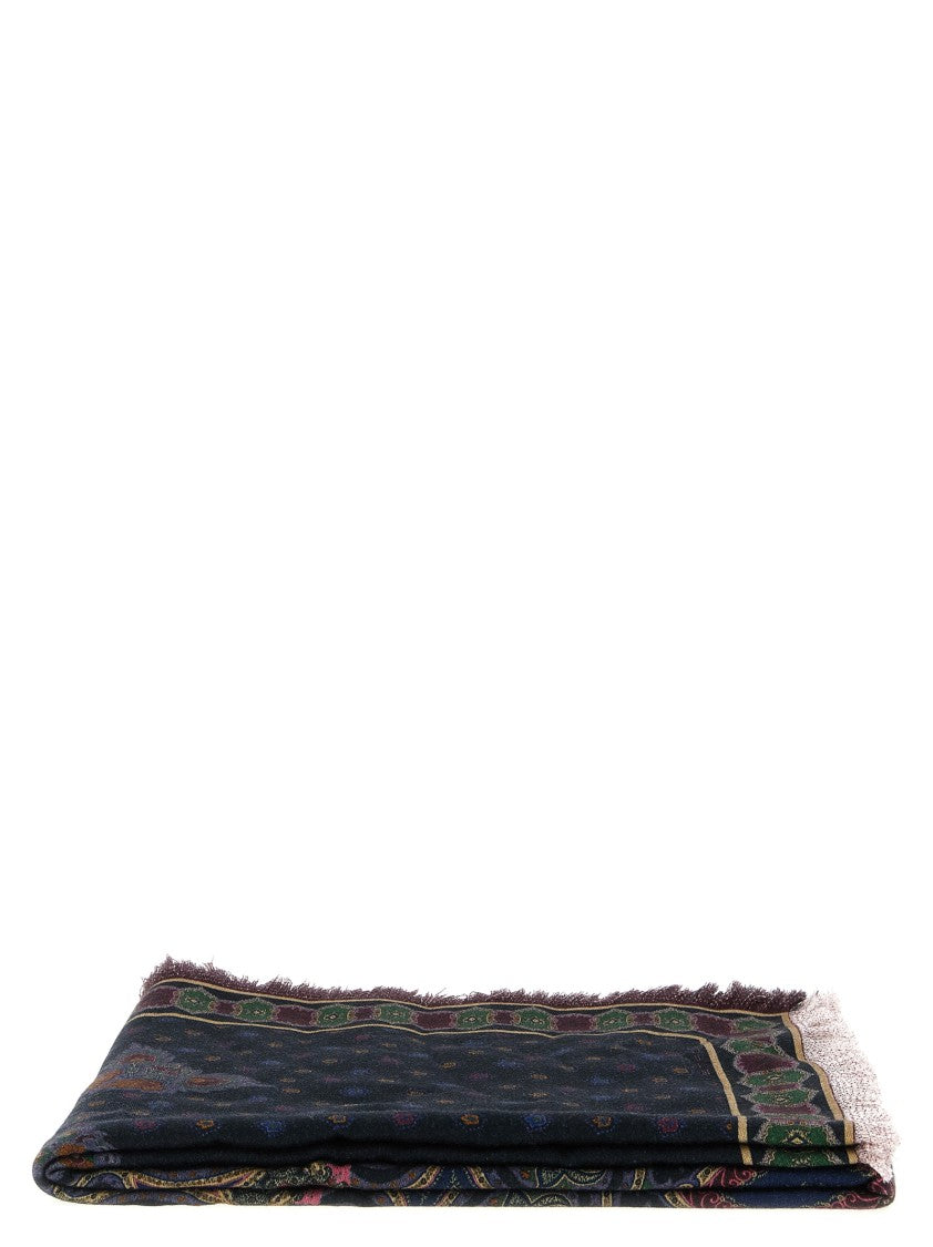 Etro Multicolored Wool Plaid