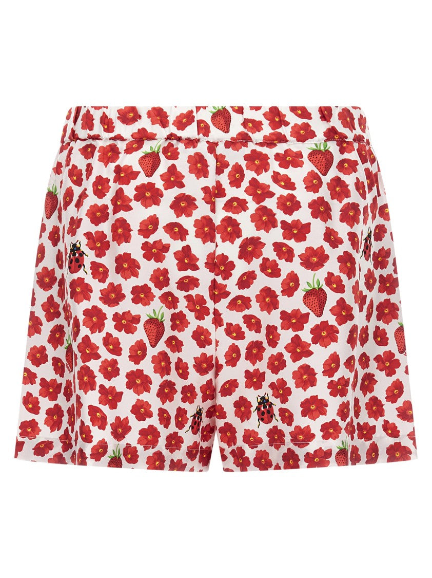 Versace Silk Twill Pajama-Style Shorts