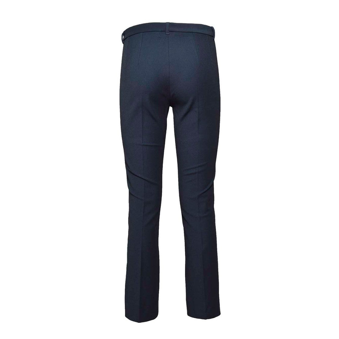 Max Mara Cropped Slim-Fit Twill Pants With Mid-Rise Waist