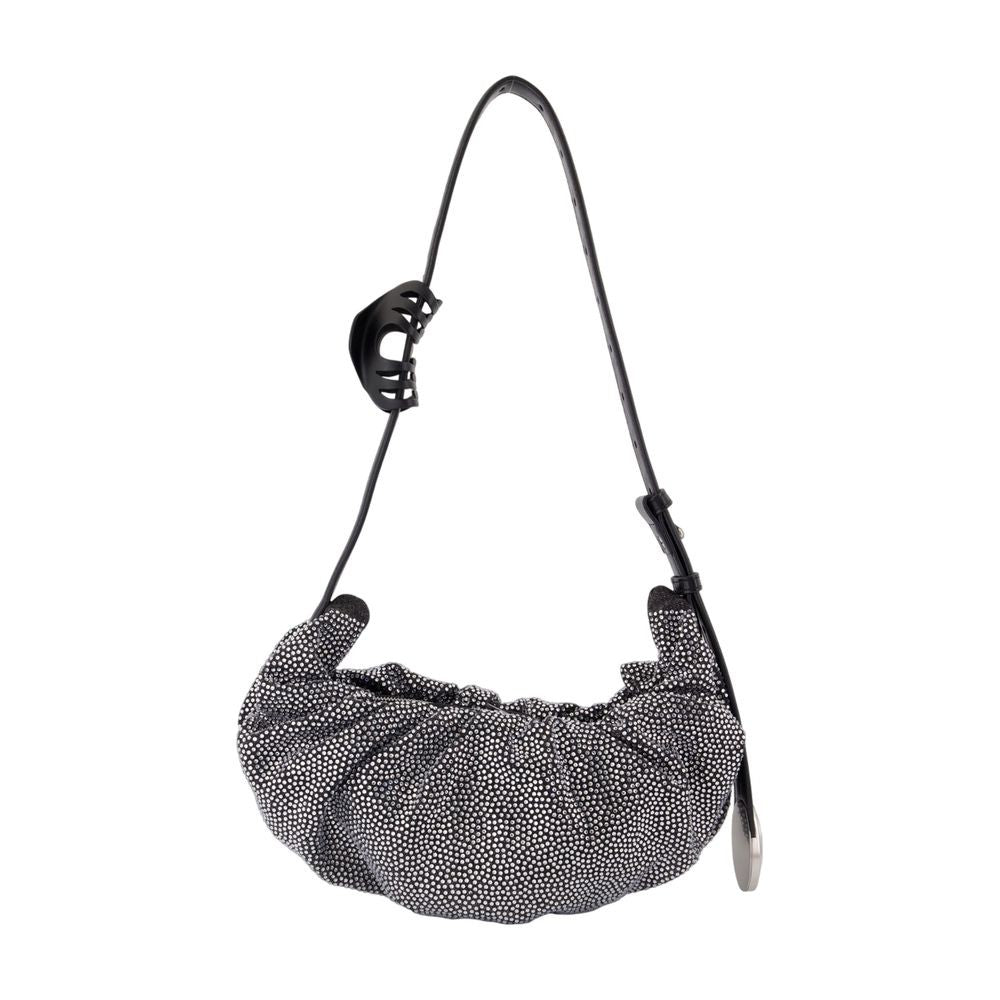 Diesel Grab-D Small Purse - Cotton - Silver