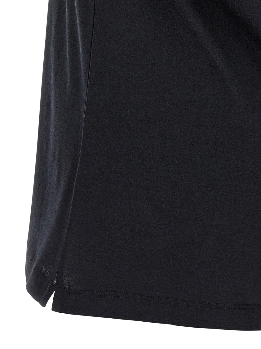 Brunello Cucinelli Silk And Cotton Blend Crew Neck T-Shirt