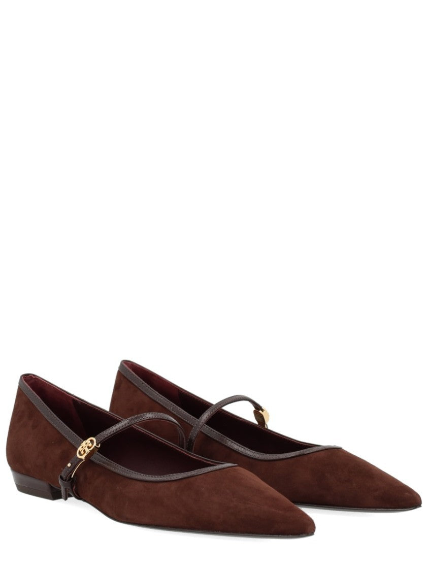 Tory Burch Pointed Toe Mary Jane Flats