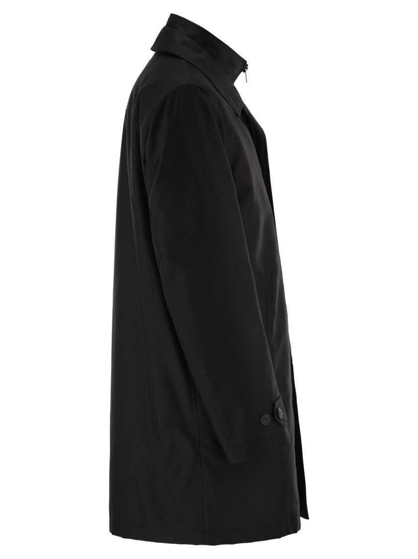Fay Morning Coat In Technical Poplin