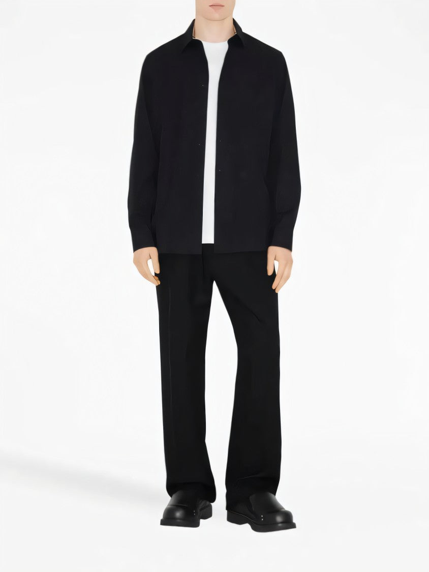 Burberry Long-Sleeved Shirt With Distinctive Check Interior