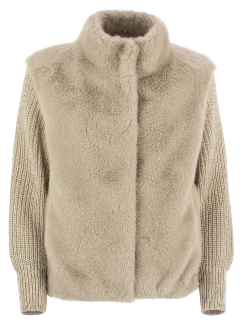 Herno Faux Fur Jacket