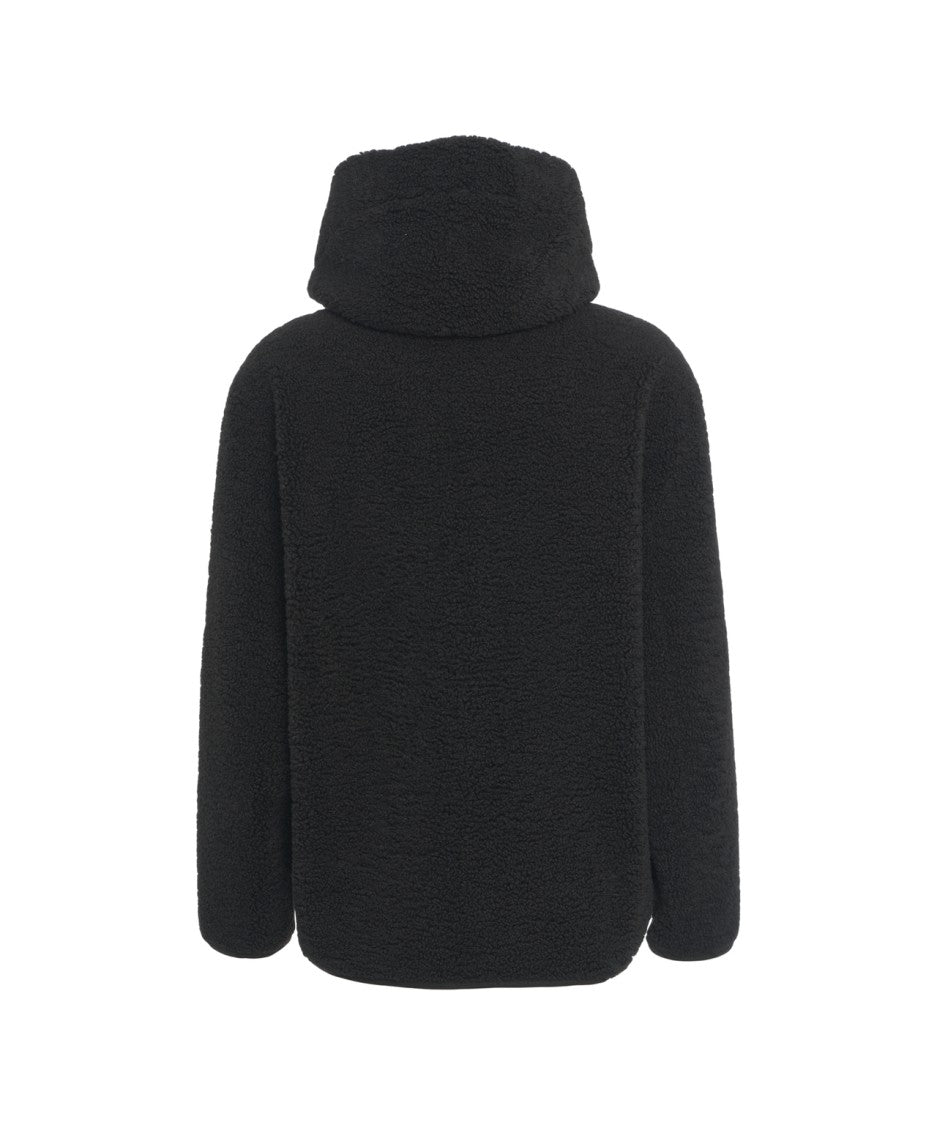Gimo's Plush Hooded Teddy Jacket With Full-Length Zipper