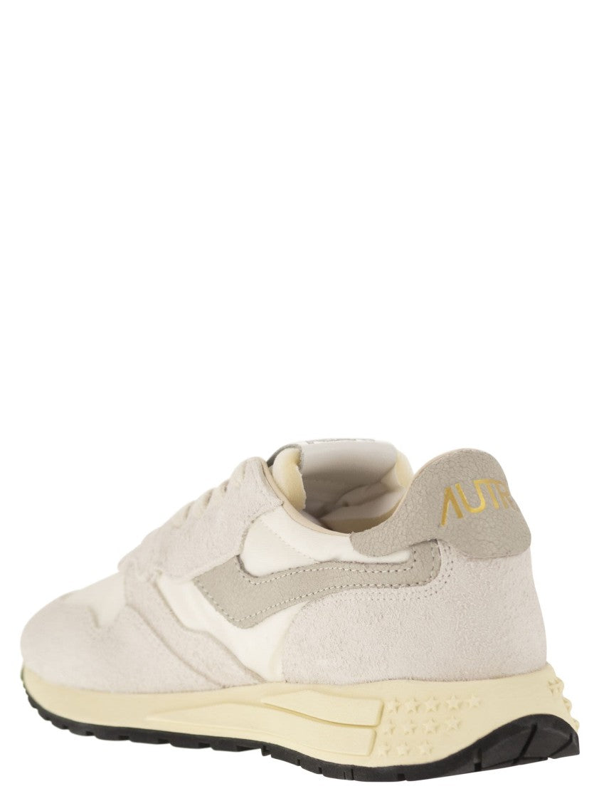 Autry Reelwind - Suede And Technical Textile Trainer