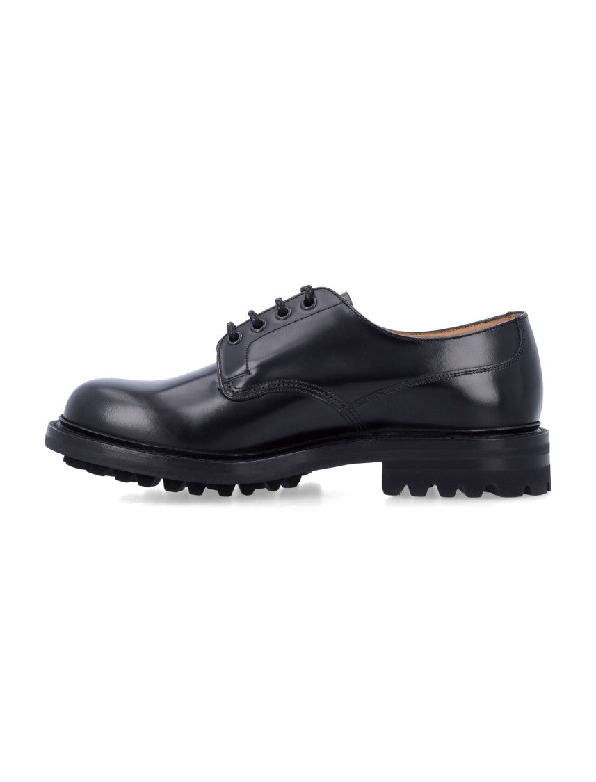 Church's Mc Neil Black Leather Lace-Up Shoe