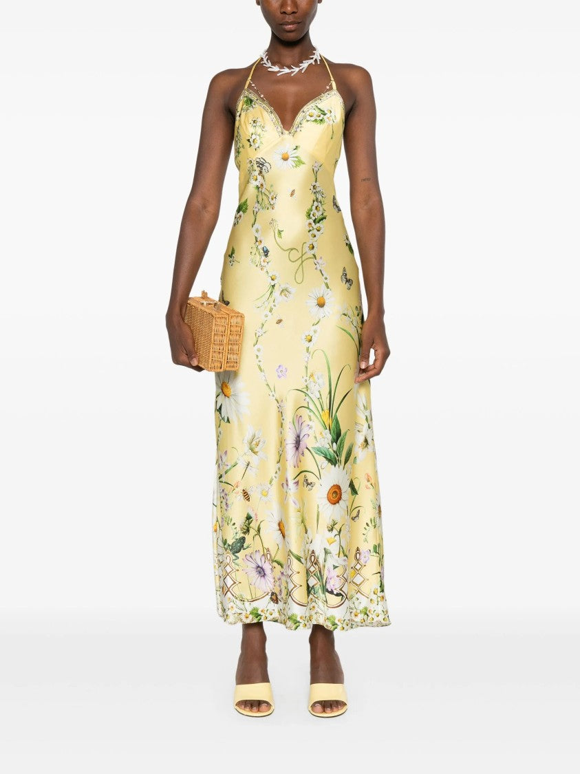 Camilla Floral-Print Silk Dress