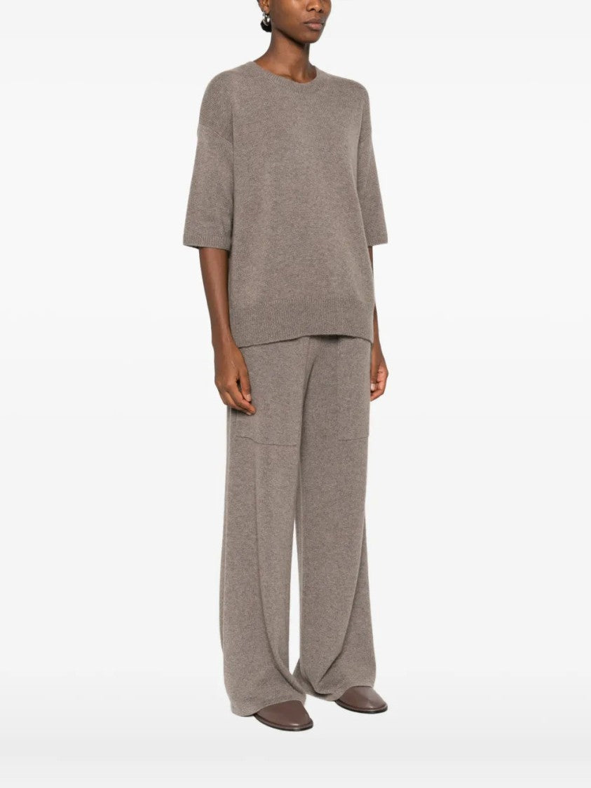 Lisa Yang Short-Sleeve Cashmere Jumper
