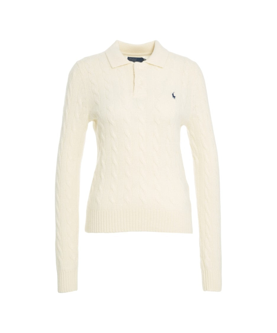 Polo Ralph Lauren Knitted Polo Shirt With Logo Embroidery