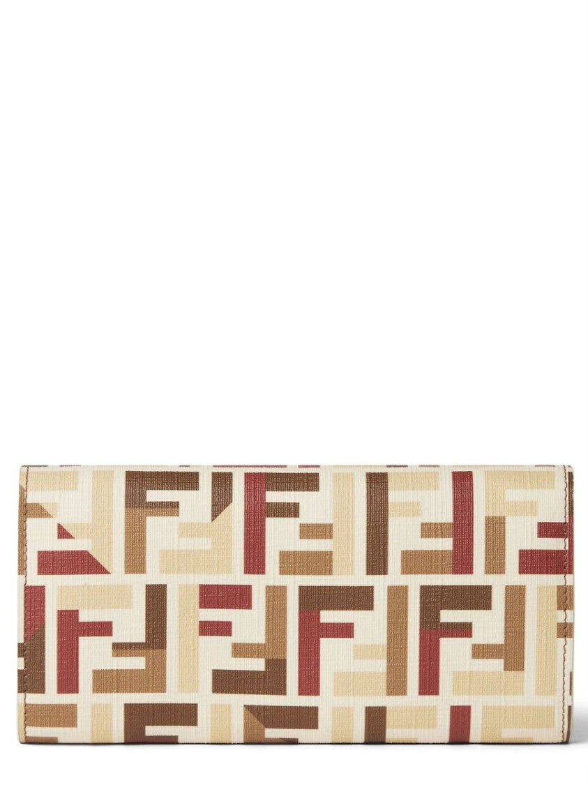 Fendi "Continental" Wallet With Chain