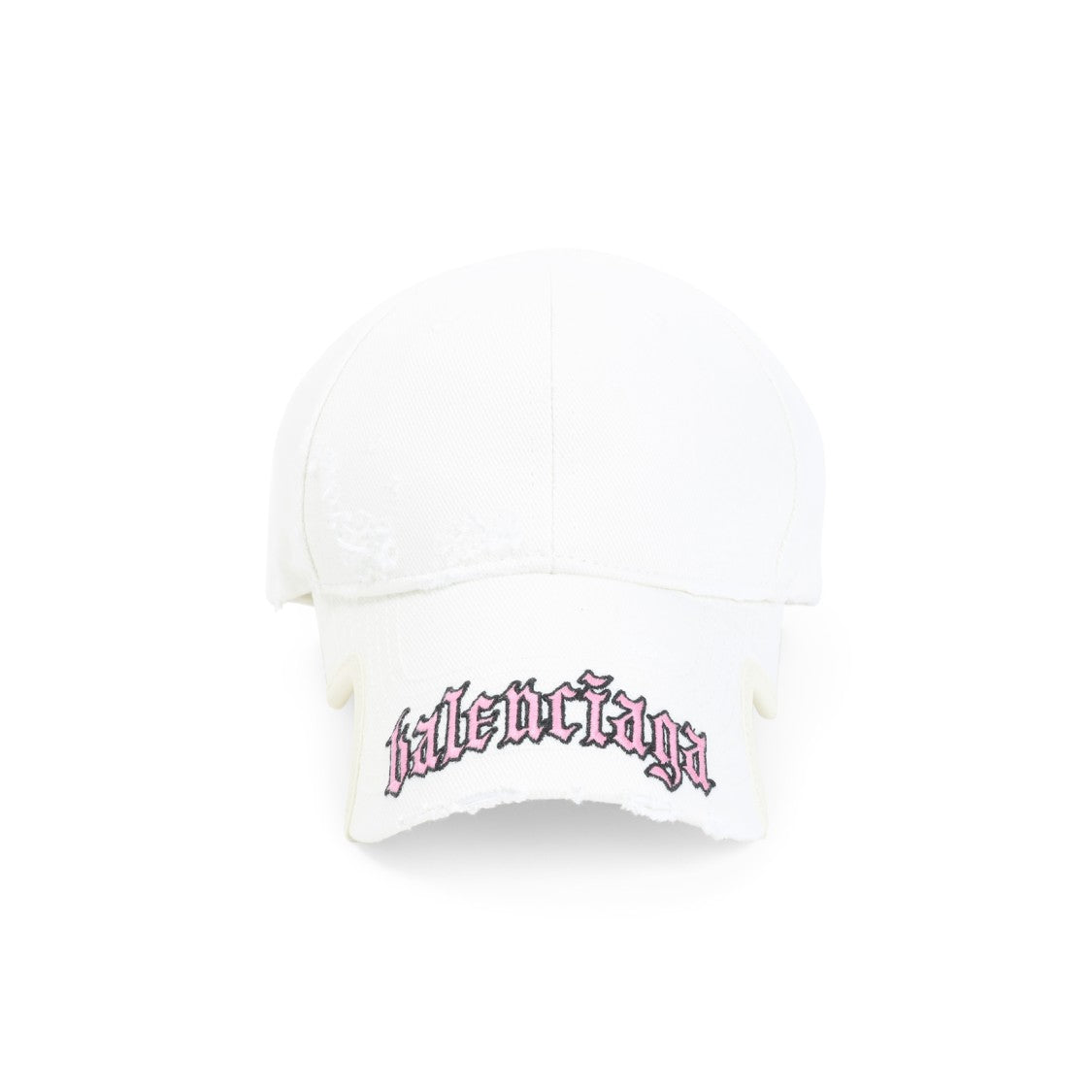 Balenciaga Curved Brim Cotton Baseball Cap