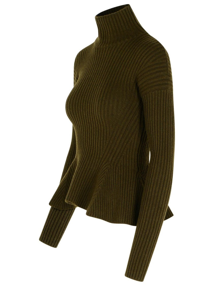 Max Mara Bolsena 1234' Peplo Turtleneck Sweater