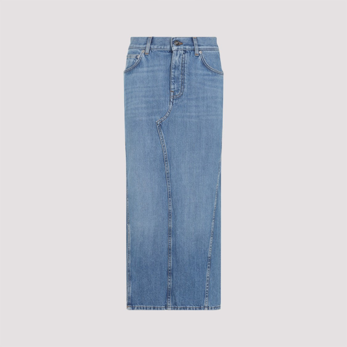 Givenchy Medium Blue Cotton Midi Skirt
