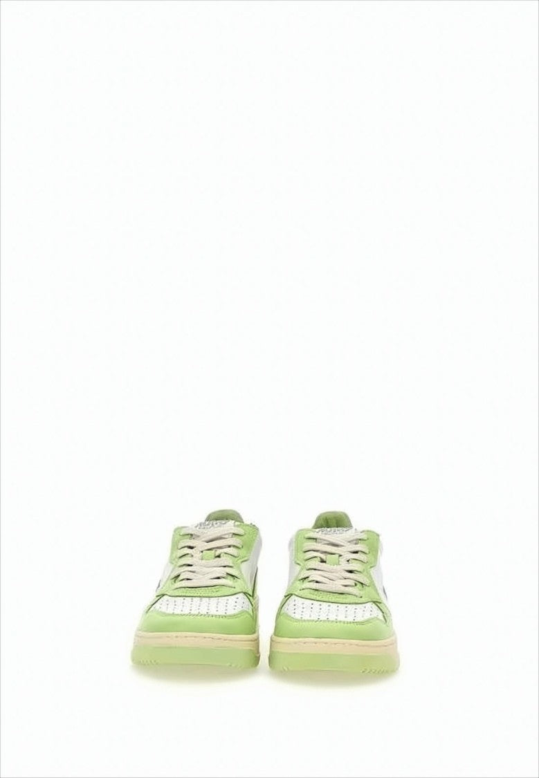Autry Low-Top Sneakers With Perforated Toe Box And Leather Panels