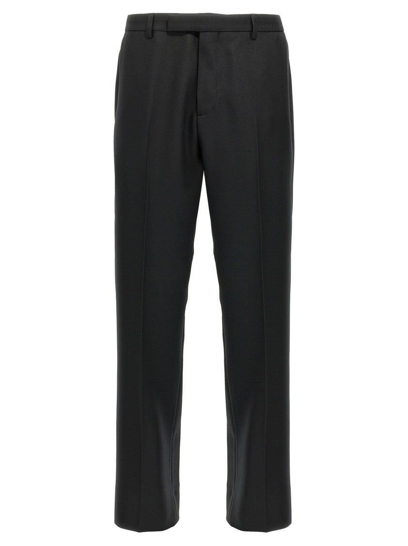 Gucci Tailored Twill Pants With Stretched Pleat Design
