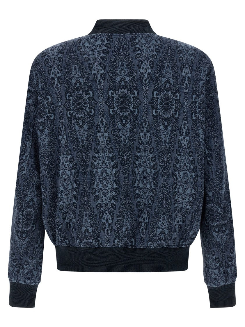 Etro Jacquard Pattern Bomber Jacket