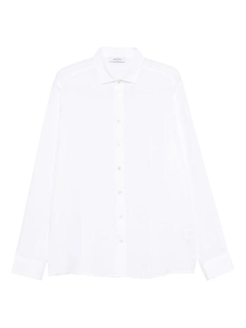 Gran Sasso Long-Sleeve Button-Up Shirt