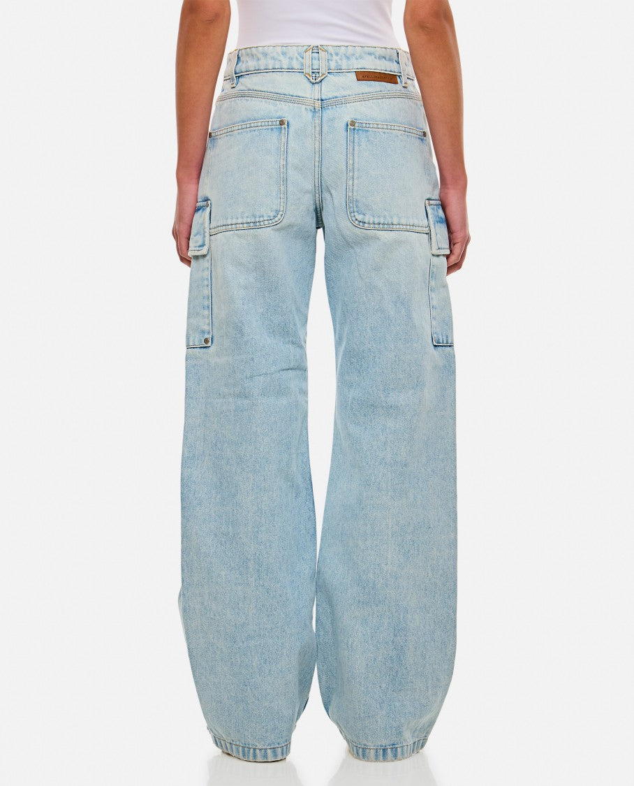 Stella Mccartney Front Zip Cargo Denim