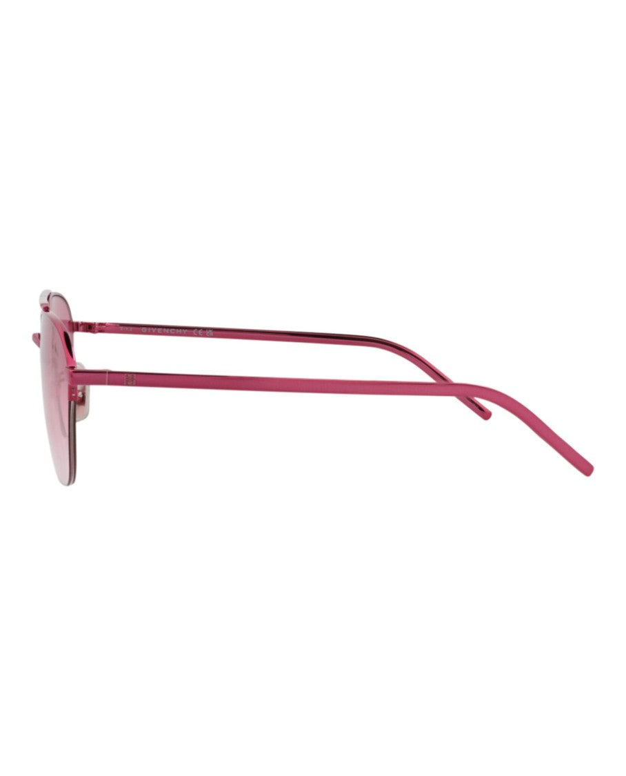 Givenchy Aviator-Frame Metal Sunglasses