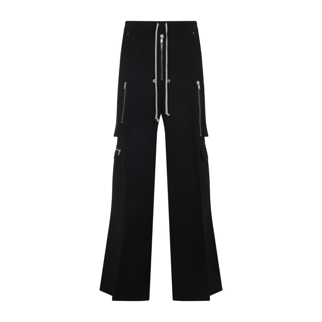 Rick Owens Wide-Leg Trousers With High Waist And Utility Pockets