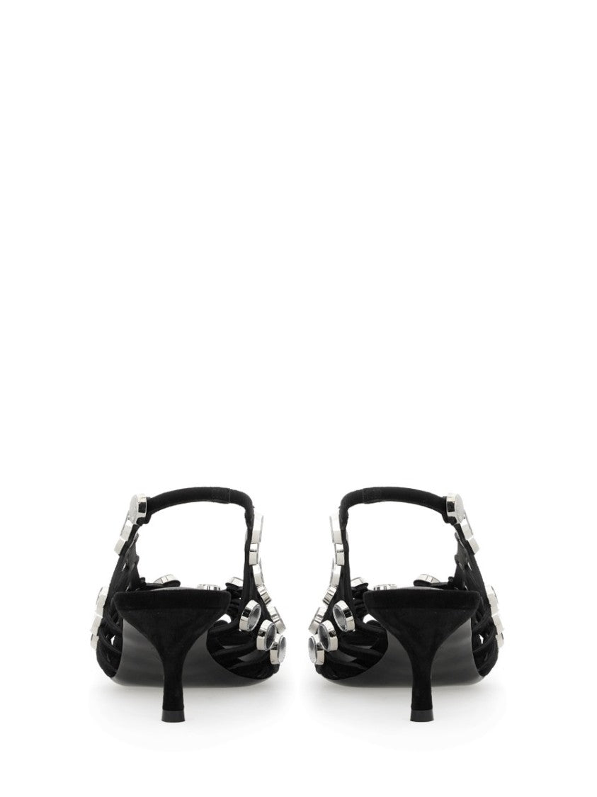 The Attico Slingback "Grid"