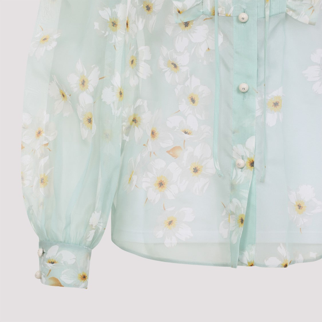 Valentino Ruffled Silk Top