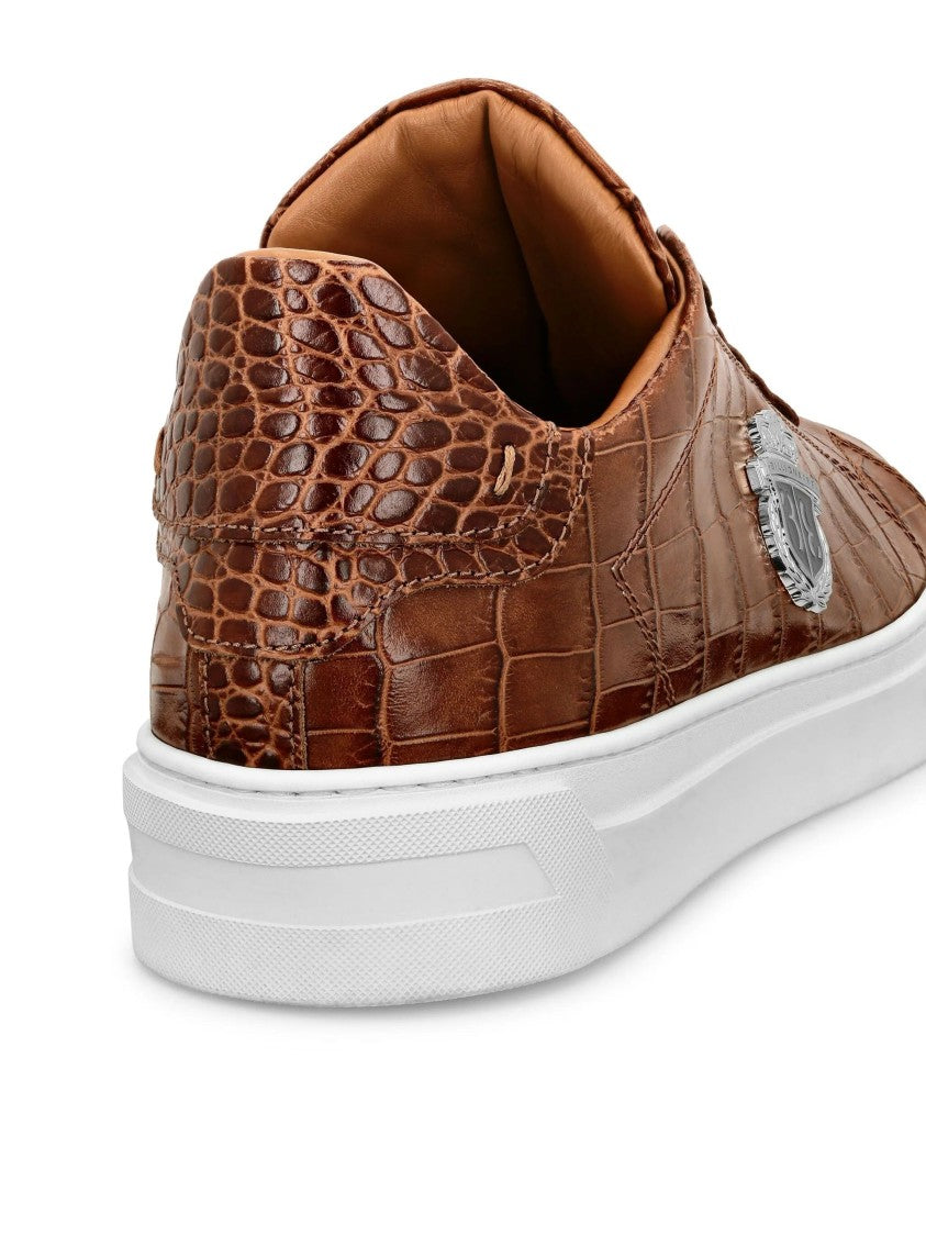 Billionaire Boys Club Logo-Patch Leather Sneakers