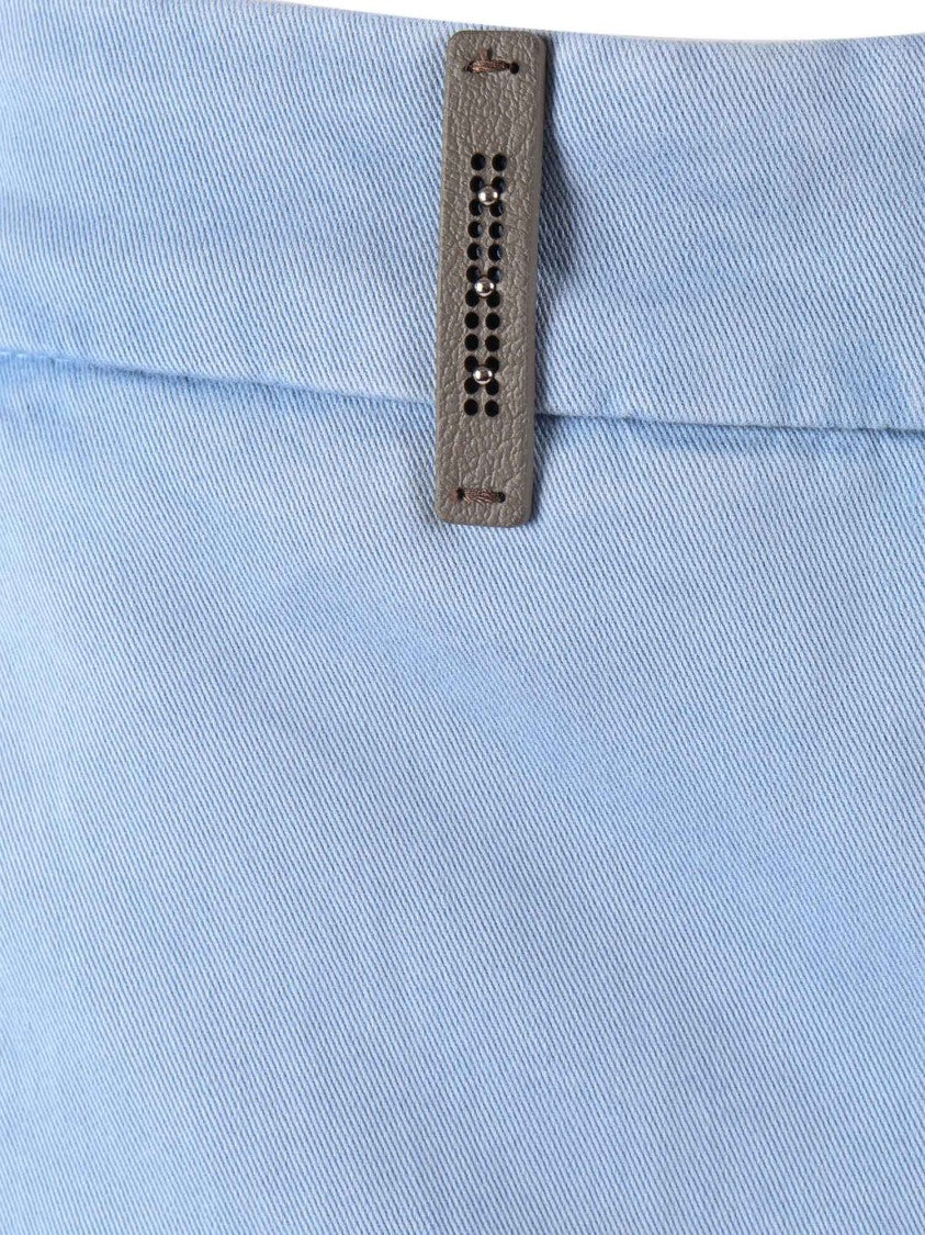 Peserico Straight Leg Trousers With Tailored Fit