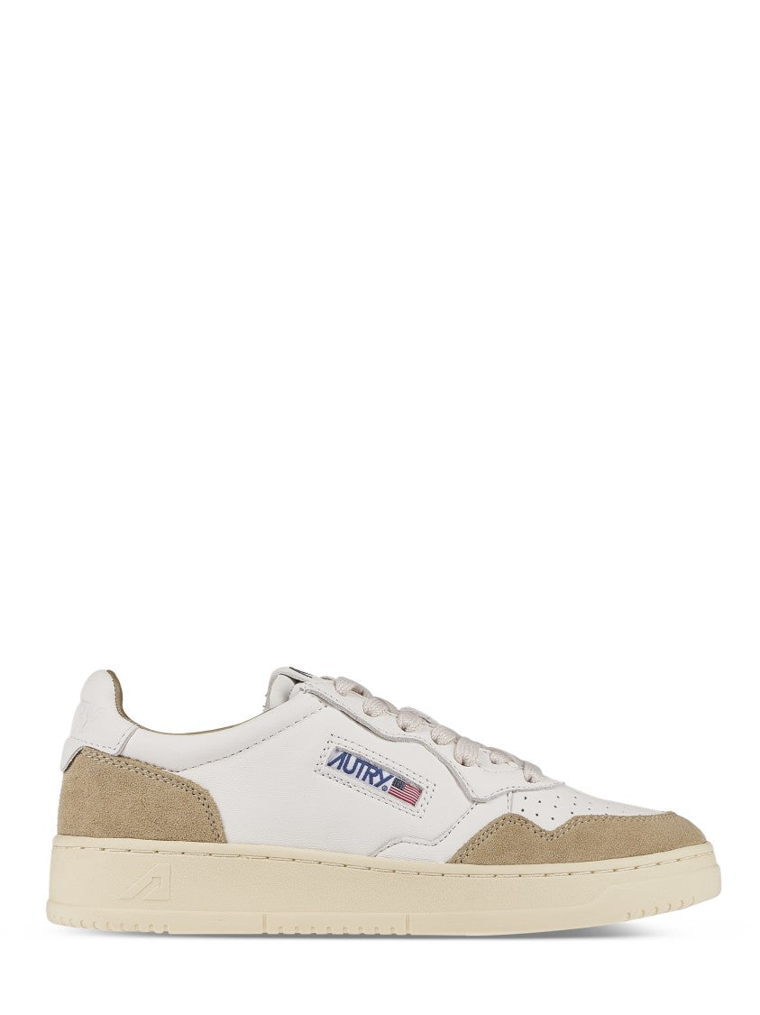 Autry Goat Leather And Suede Sneakers
