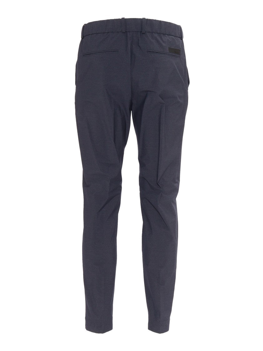 Rrd Tapered Grey Chino Pants With Elastic Waistband