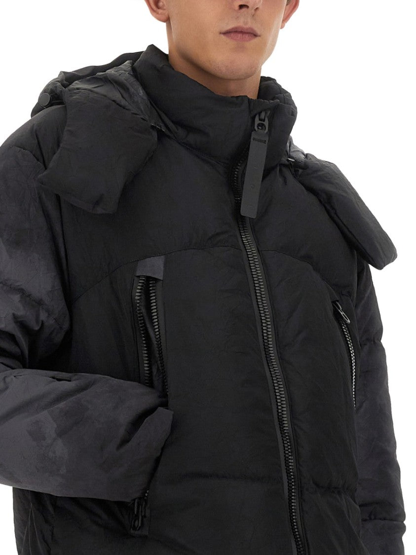 Jg1 Puffy Black Oversized Jacket