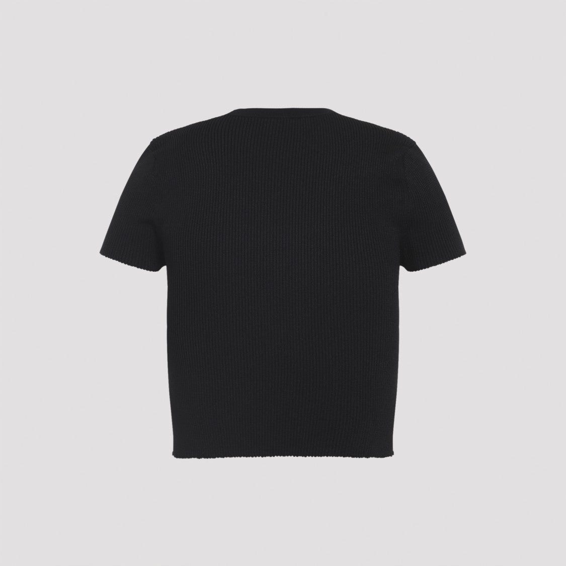 Givenchy Black Short Sleeves Crop Top