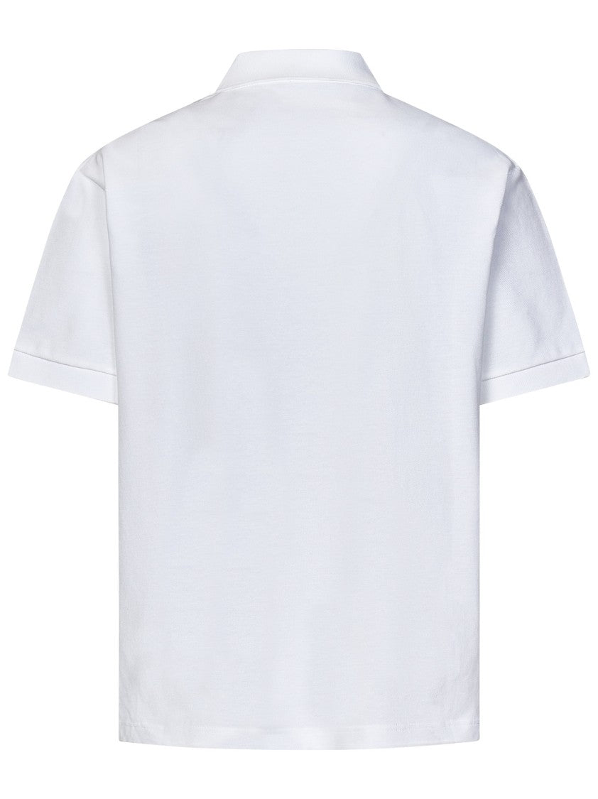Lacoste White Organic Cotton Polo Shirt