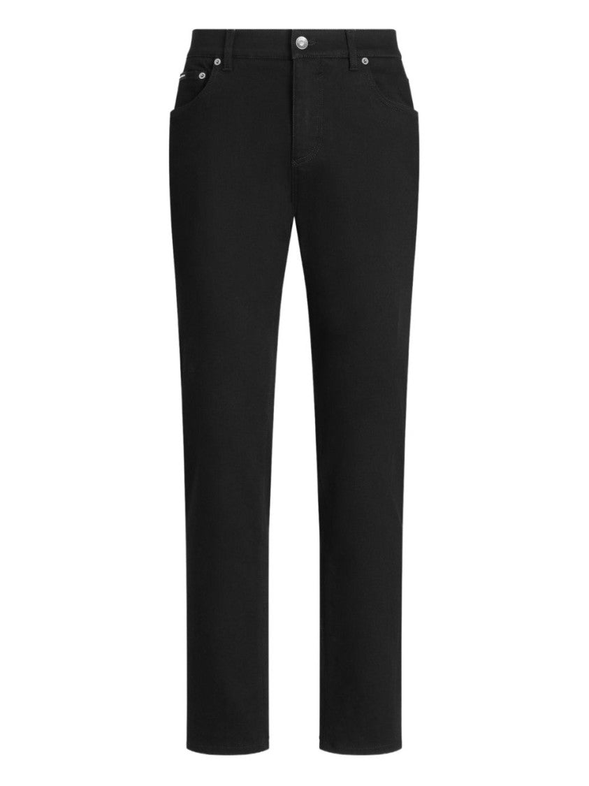 Dolce & Gabbana Straight-Leg Casual Trousers With Five-Pocket Design