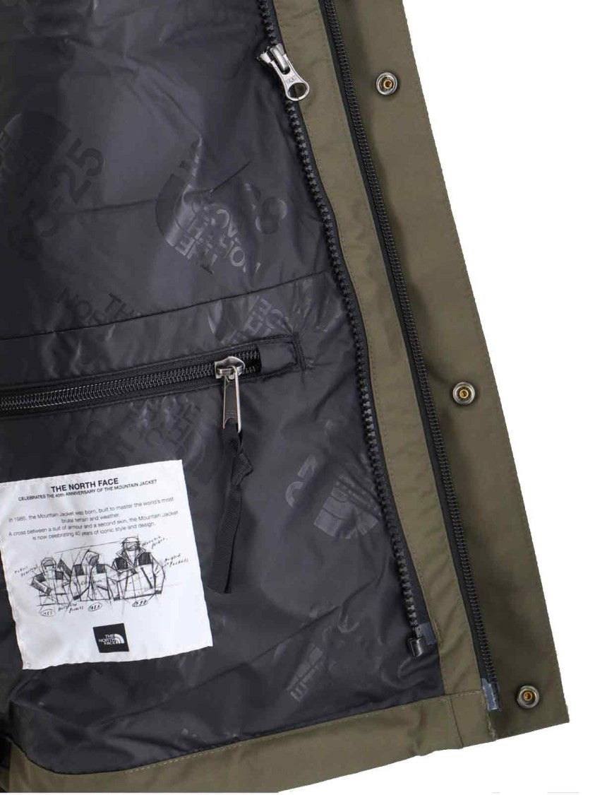 The North Face Gore-Tex® Mountain Jacket With Adjustable Hood And Contrast Embroidery