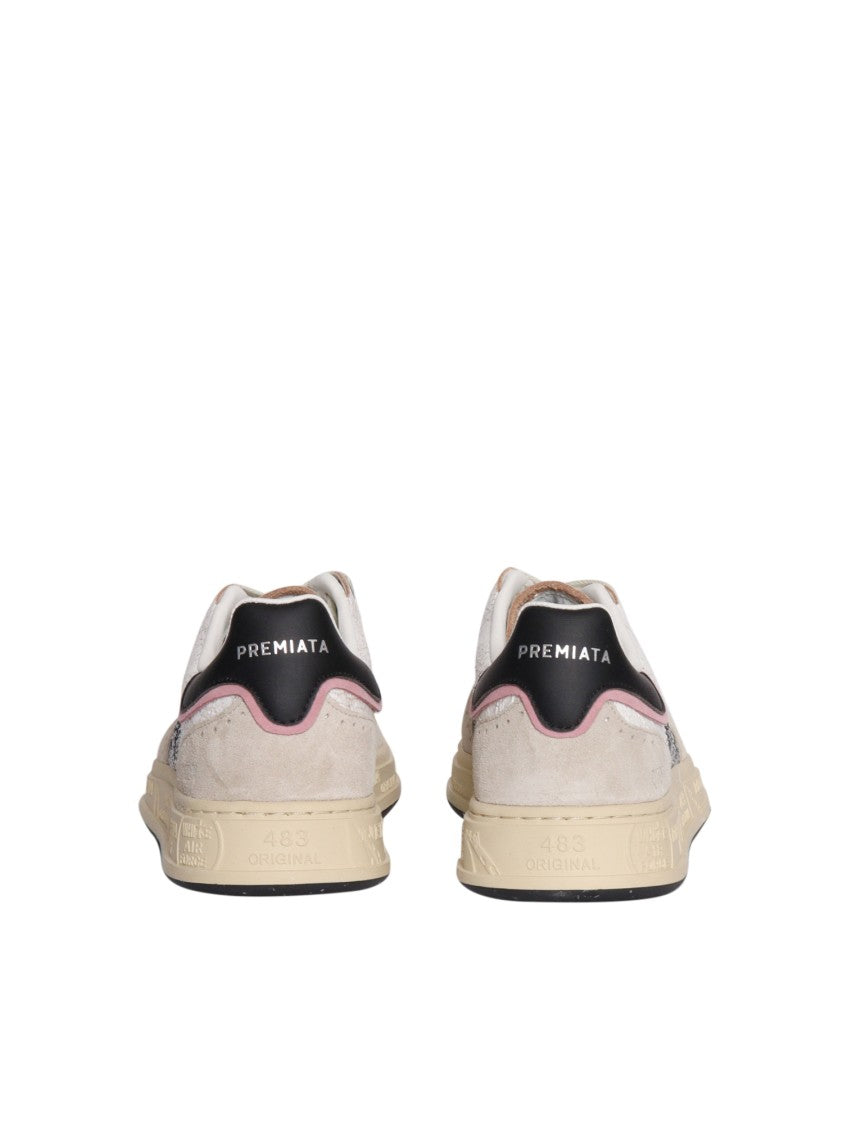 Premiata Textured Activewear Sneakers With Vintage Aesthetic
