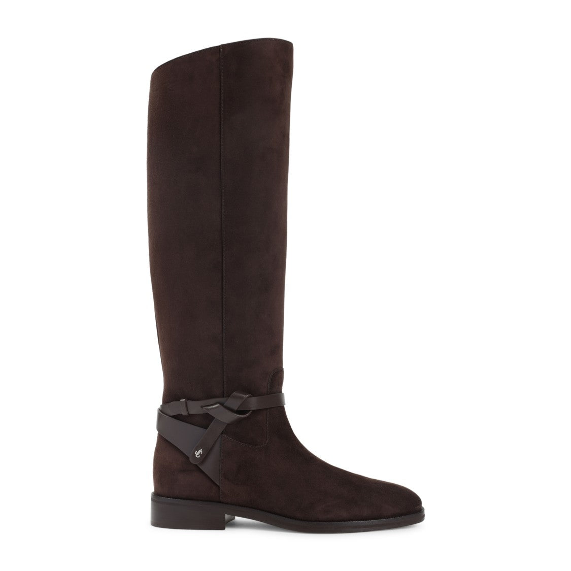 Jimmy Choo Suede Lawton Kb Flat Boots
