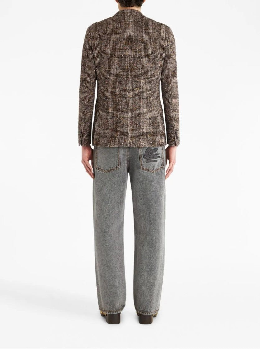 Etro Textured Checkered Roma Jacket
