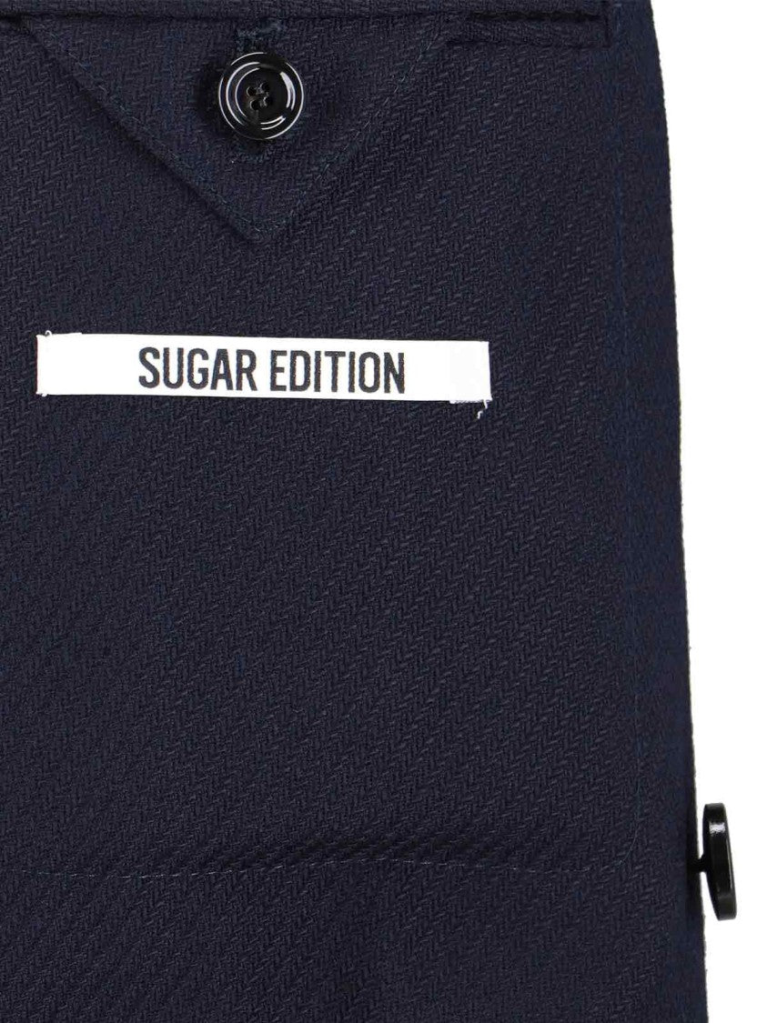 Lardini Double-Breasted Blazer – Navy