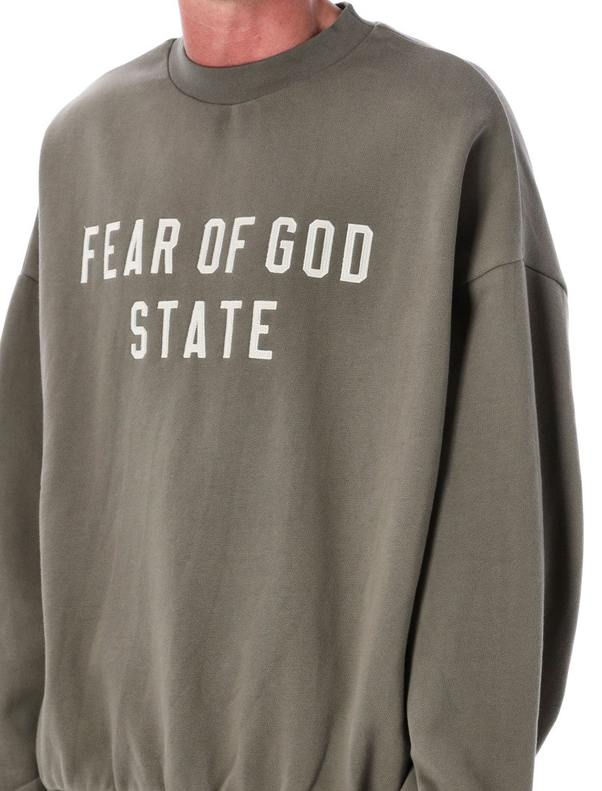 Fear Of God 90’S Fit Fleece Crewneck Sweatshirt