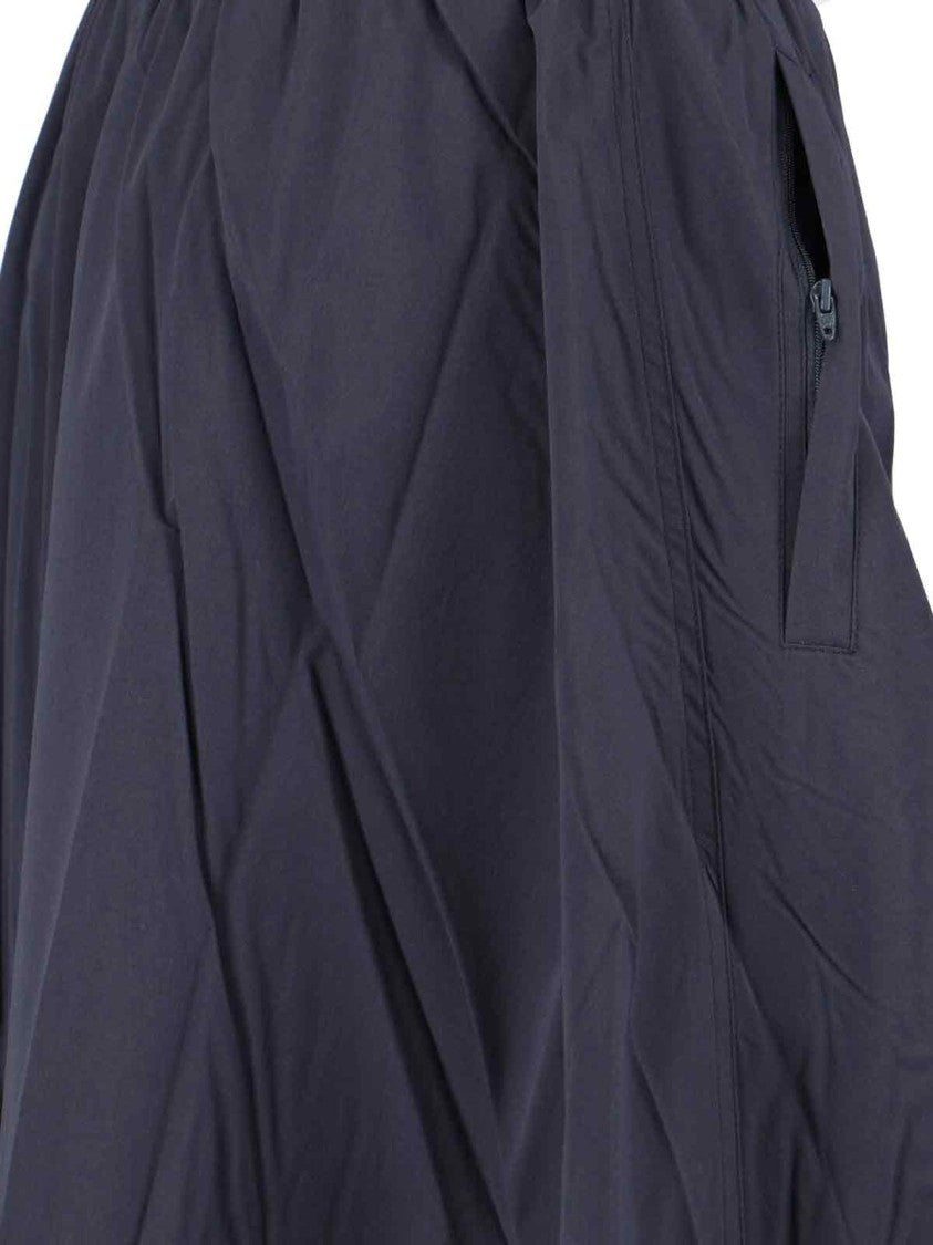 Balenciaga Ankle-Length Black Skirt With High Waist