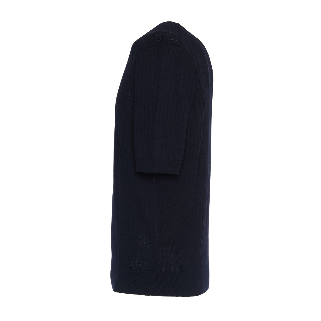 Settefili Cashmere Mezza Manica Girocollo High Gauge T-Shirt