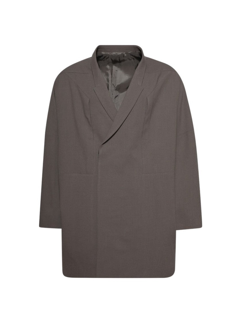 Rick Owens Oversized Arrowhead Jacket Dust