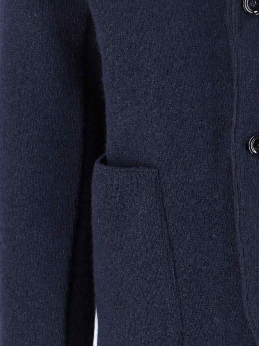 Lardini Single-Breasted Jacket – Navy
