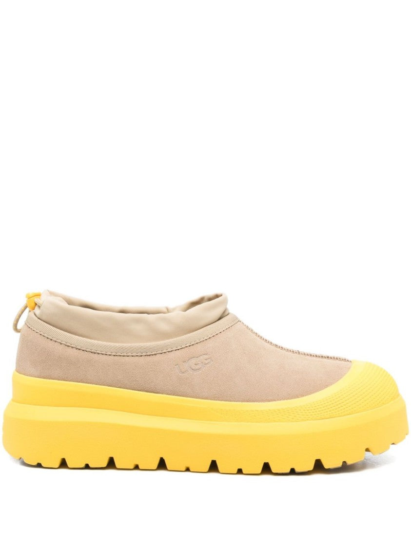 Ugg Beige Suede Slip-On Sandals