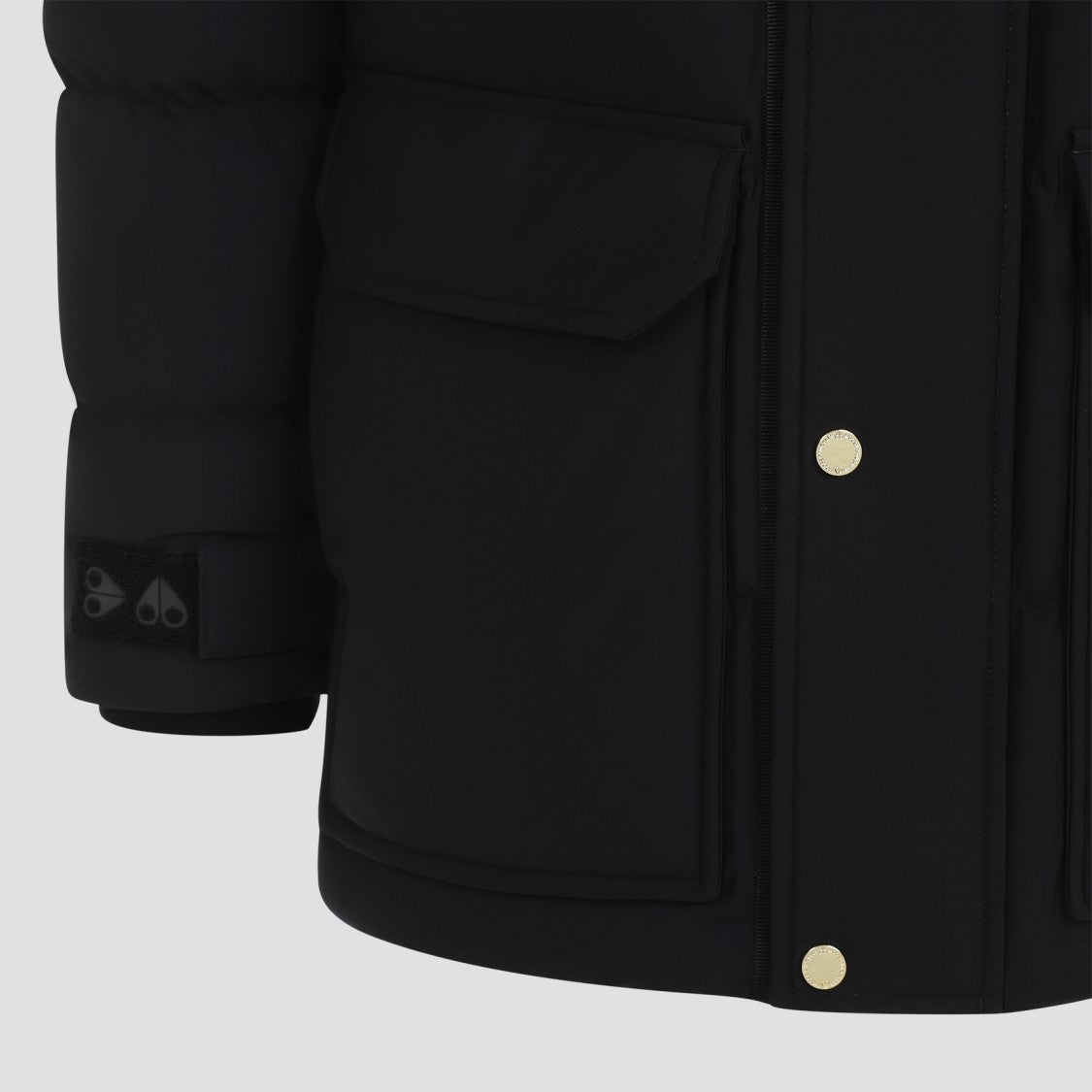 Moose Knuckles Insulated Down Jacket With Feather Down Blend